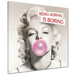 obrazy-40x40-being-normal-is-boring