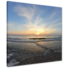 obrazy-40x40-zachod-slonca-nad-morzem