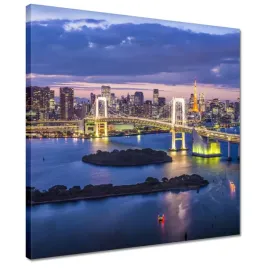 obrazy-40x40-most-teczowy-w-tokio