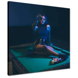 obrazy-40x40-bilard-gra-stol-bile-kije