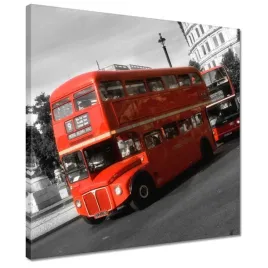 obrazy-40x40-czerwony-autobus