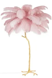 lampa-podlogowa-tiffany-175-rozowa-mosiadz-naturalne-piora