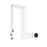 lampa-scienna-flusso-wall-3-czarna