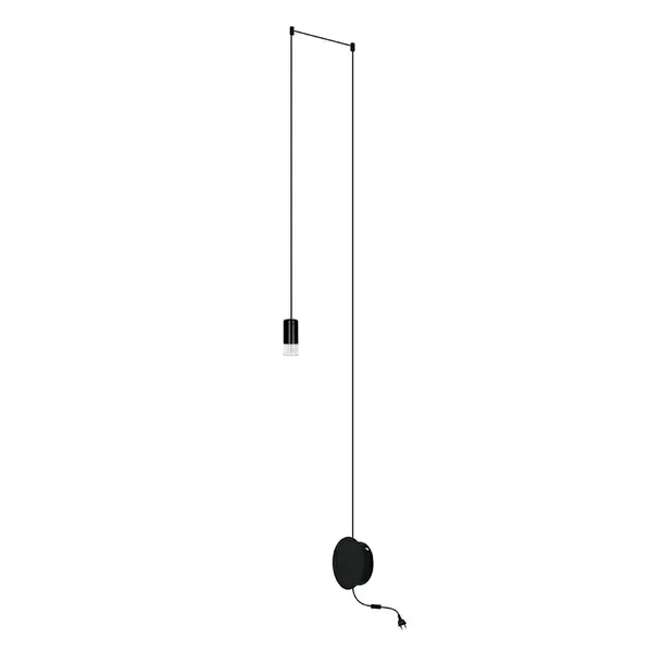 lampa-scienna-flusso-wall-czarna