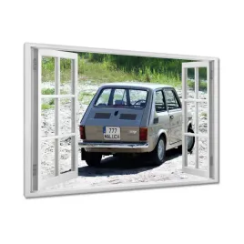 obrazy-60x40-maluch-fiat-126p-maluszek