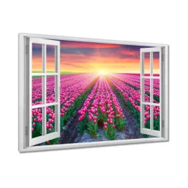 obrazy-90x60-morze-tulipanow-kwiaty