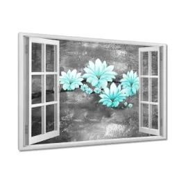 obrazy-60x40-turkusowe-magnolie