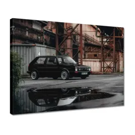 obrazy-40x30-czarny-vw-golf