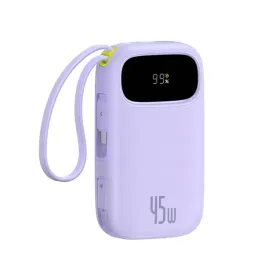 powerbank-20000mah-45w-z-wyswietlaczem-kablami-usb-c-lightning-enerfill-fc31-fioletowy