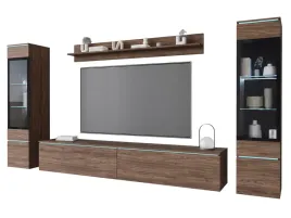 mebloscianka-vera-ii-orzech-villa-180-cm-witryny-polka-zestaw-rtv-led