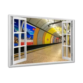obrazy-120x80-london-podziemie-metro-w-londynie