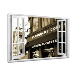 obrazy-120x80-starbucks-coffee-sepia