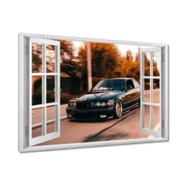 obrazy-120x80-czarne-bmw-samochody