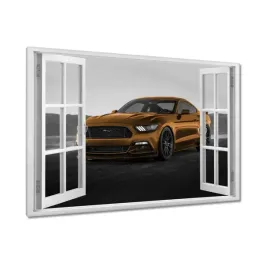 obrazy-120x80-ford-mustang-samochod-usa