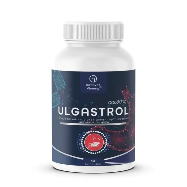 Hippovet Pharmacy Ulgastrol Cat Dog choroby układu pokarmowego