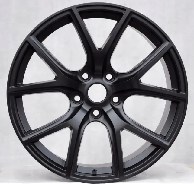 Felgi aluminiowe 22 5x127 ET34 czarne połysk zestaw 4 szt tuning Dodge Jeep