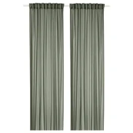 ikea-stenfro-firanki-2-szt-zielony-na-tasmie-145x300-cm