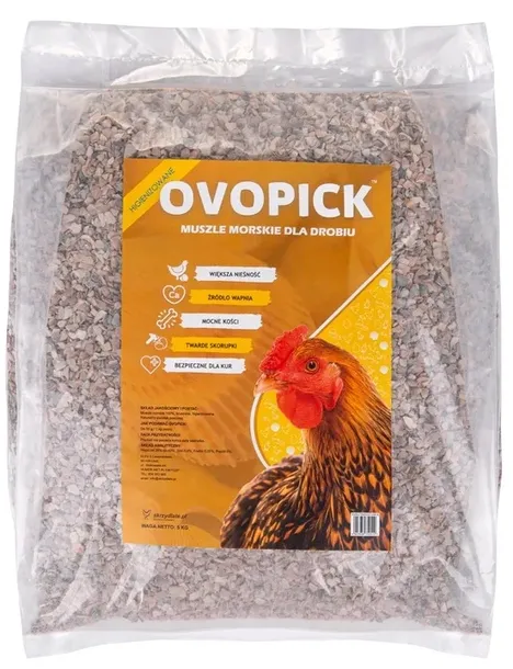 Muszle morskie dla kur niosek 20 kg - NATURALNE