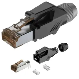 wtyk-rj45na-kabel-z-oslona-pozlacany-utp-solid-roxtone-rj45c5e-ph-gy