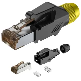 wtyk-rj45na-kabel-z-oslona-pozlacany-utp-solid-roxtone-rj45c5e-ph-yl