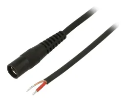kabel-1x1mm2-przewodydc-55-21-gniazdo-proste-czarny-5m