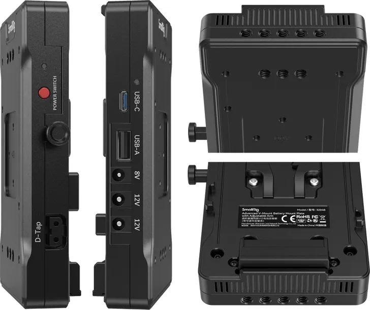 smallrig-3204-advanced-v-mount-battery-mount-plate-with-adjustable-arm-kod-producenta-3204b
