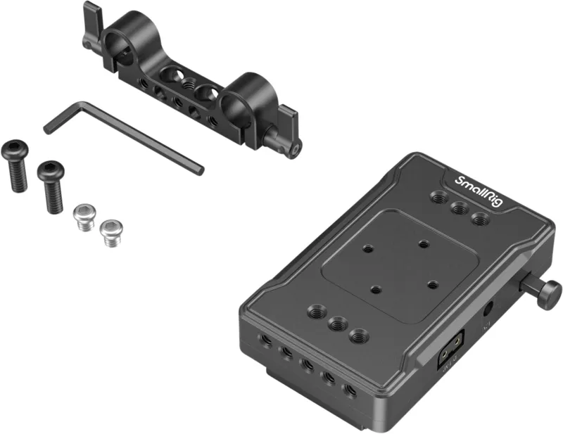 smallrig-3498-battery-adapter-plate-v-mount-basic-version-with-dual-rod
