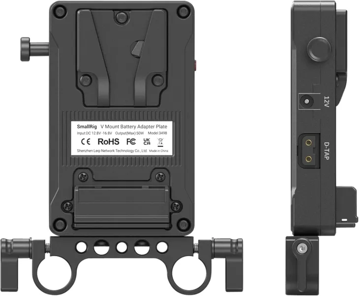 smallrig-3498-battery-adapter-plate-v-mount-basic-version-with-dual-rod-marka-smallrig