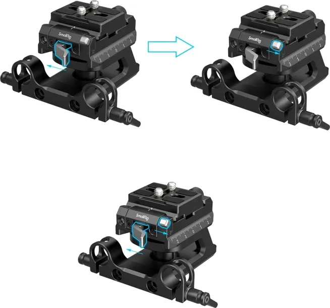 smallrig-4233-height-adjustable-mount-plate-kit-universal-arca-and-manfrotto-kod-producenta-4233