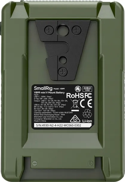 smallrig-4930-v-mount-battery-mini-vb99-green-kod-producenta-4930