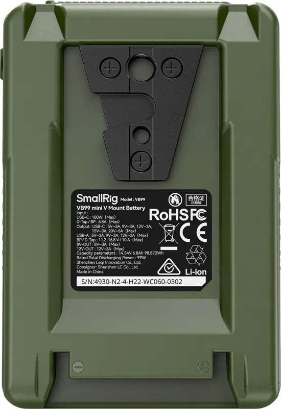 smallrig-4930-v-mount-battery-mini-vb99-green