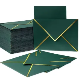 elegancka-koperta-zielona-ze-zlota-ramka-18x135cm