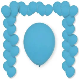 balony-pastel-blue-decomex-blekitny-9-100-szt