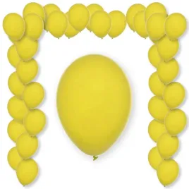 balony-pastel-yellow-decomex-zolty-9-100-szt