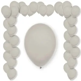 balony-pastel-sand-decomex-szary-piaskowy-9-100-szt