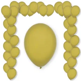 balony-pastel-mustard-decomex-musztardowy-9-100-szt
