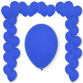 balony-pastel-royal-blue-decomex-niebieski-9-100-szt