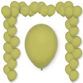 balony-pastel-olive-decomex-oliwkowy-9-100-szt