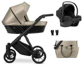 kunert-ivento-or-wozek-2w1-gondola-fotelik-cosmo-or-15-bezowy-z-eco-skory