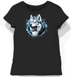 koszulka-damska-czarna-z-motywem-syberyjskiego-husky-w-bieli-m