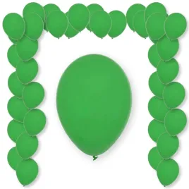 balony-pastel-green-decomex-zielony-9-100-szt