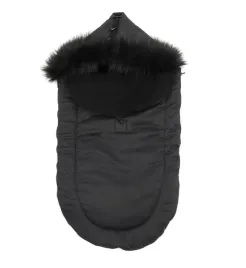 czarny-spiworek-do-wozka-i-spacerowki-z-futerkiem-cosy-kunert