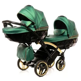 junama-diamond-fluo-duo-slim-wozek-dla-dzieci-blizniaczy-4w1-02-zielony