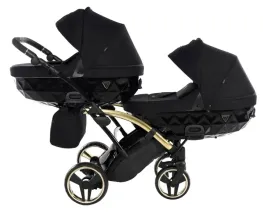 czarny-wozek-blizniaczy-2w1-junama-diamond-s-line-duo-slim-02-zlota-rama