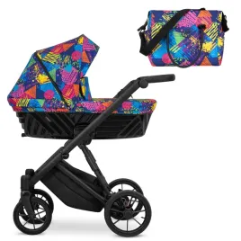 wozek-gleboki-1w1-ivento-kunert-05-colors-impresion-z-akcesoriami