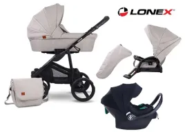 lekki-wozek-dzieciecy-wielofunkcyjny-3w1-lonex-soft-bezowy