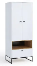 szafa-do-przedpokoju-bonila-80-cm-z-polka-i-szuflada-biala-dab-artisan