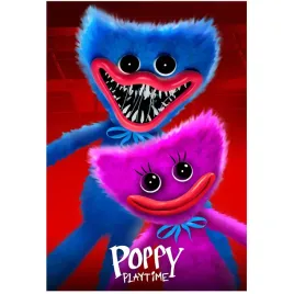 koc-dzieciecy-poppy-playtime-czerwony-5408-130x170-halantex