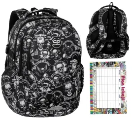 plecak-mlodziezowy-coolpack-harley-czarny-czaszki-trzykomory