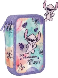 piornik-coolpack-trzykomory-z-wyposazeniem-kolorowy-stitch-fiolet-love
